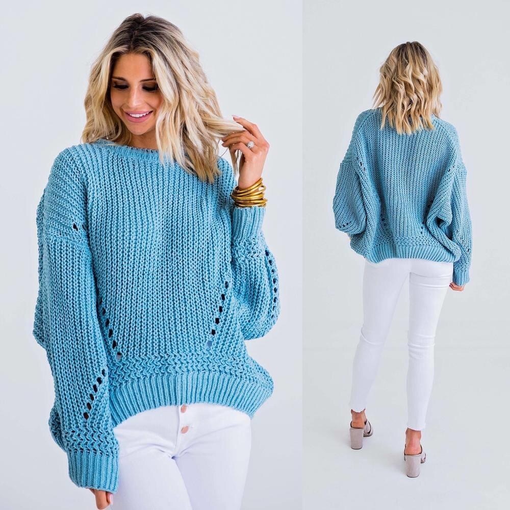 SEAFOAM KNIT SWEATER